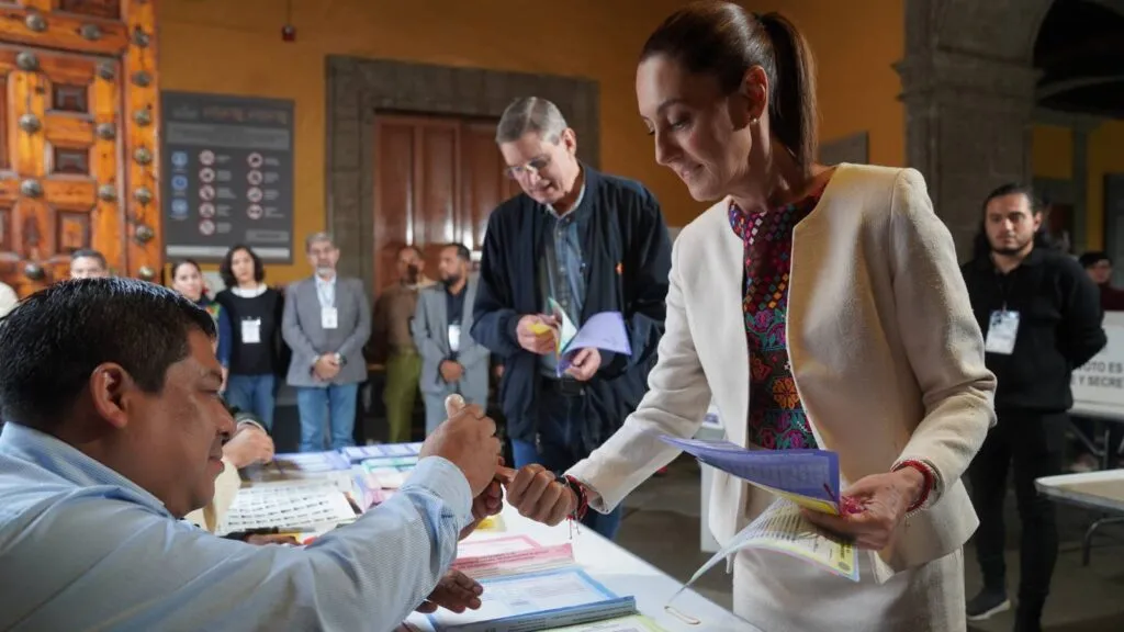 mexico-realiza-primeira-eleicao-popular-para-o-judiciario-claudia-sheinbaum-defendeu-a-eleicao-como-um-passo-historico-para-democratizar-o-judiciario-foto-reproducao-x-tvt-news