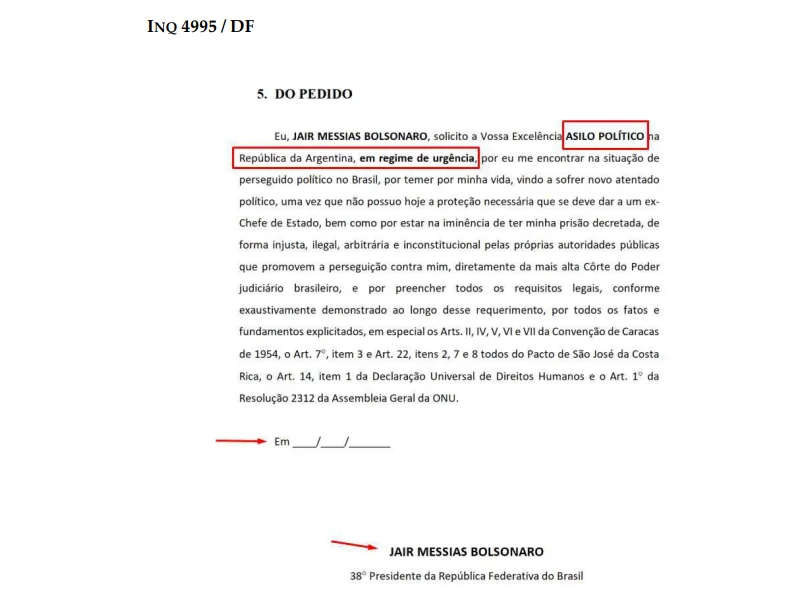 Bolsonaro pode ser preso na sexta pela noite ou no final de semana? 1 moraes-da-48h-bolsonaro-explicar-pedido-de-asilo-imagem-da-ultima-pagina-do-pedido-de-asilo-encontrado-no-celular-de-jair-bolsonaro-foto-stf-reproducao-tvt-news