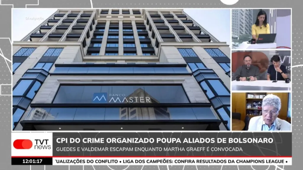 Ex-dono da Reag fecha delação premiada com a PGR no caso Master 1 cpi-vira-palco-politico-e-pode-alimentar-odio-a-democracia-ha-um-perigo-muito-grande-da-generalizacao-e-isso-leva-agua-para-o-moinho-da-antipolitica-disse-alencar-foto-reproducao-tvt-news