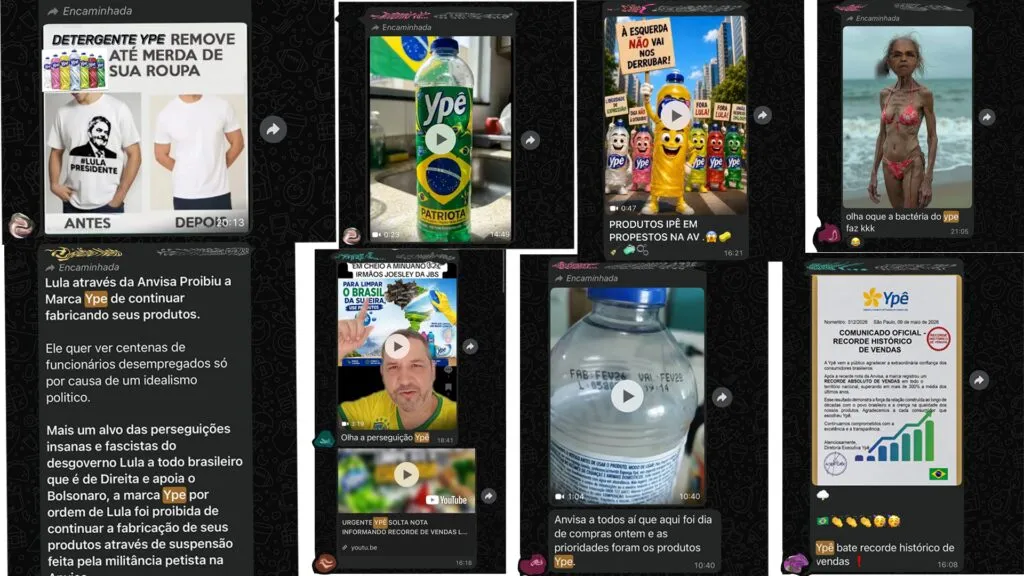 Bolsonaristas bebem e se banham de Ypê como protesto 6