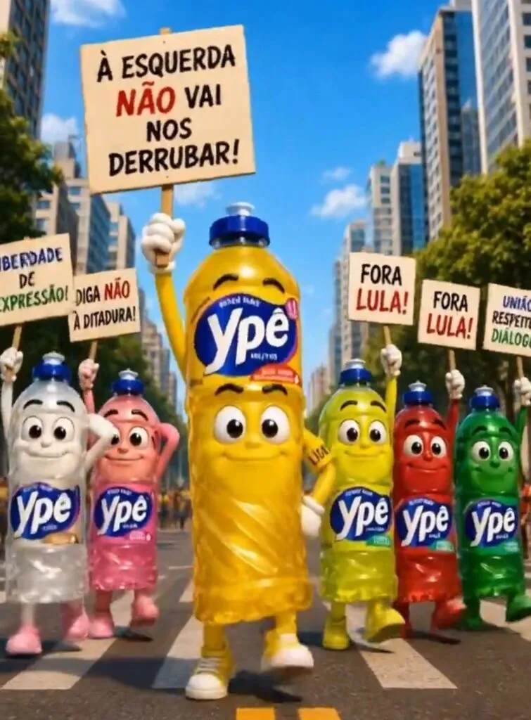 Bolsonaristas bebem e se banham de Ypê como protesto 4 bolsonaristas-bebem-e-se-banham-de-ype-como-protesto-veja-mensagens-obtidas-de-forma-exclusiva-meme-de-ia-de-protesto-de-detergentes-ype-reproducao-tvt-news